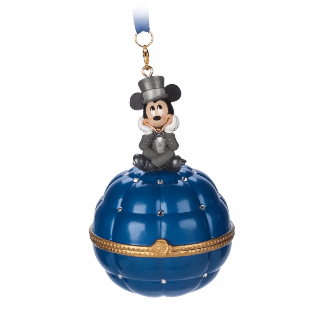 Ornamento Adorno Arbol Navidad Disney Store Compromiso Mickey Mouse 0