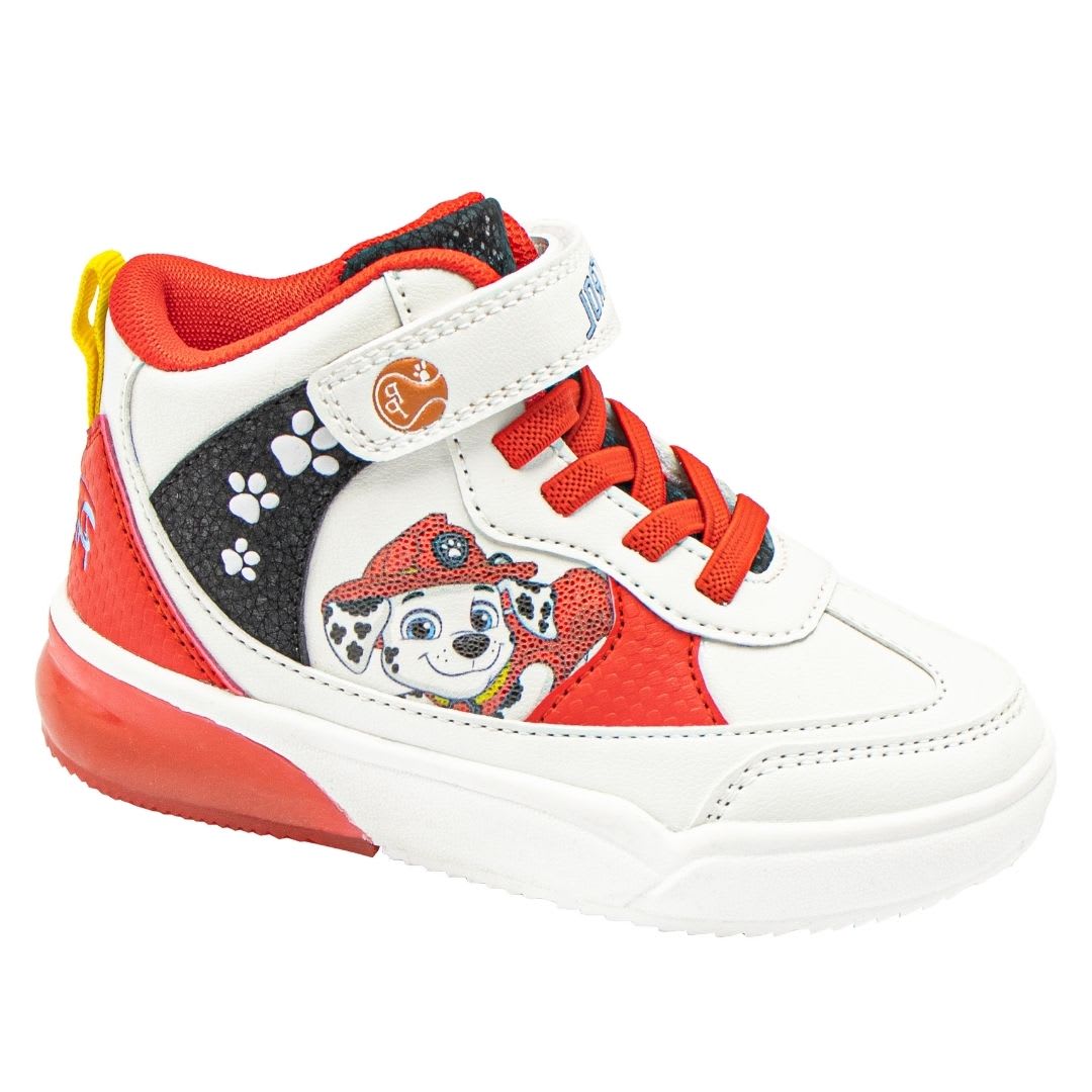 Zapatillas Niño Paw Patrol Marshall Botin Rojo con Luces 0