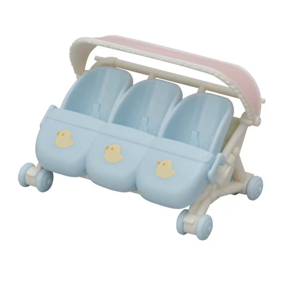 Juguete Sylvanian Ternurines Carrito de Trillizos4
