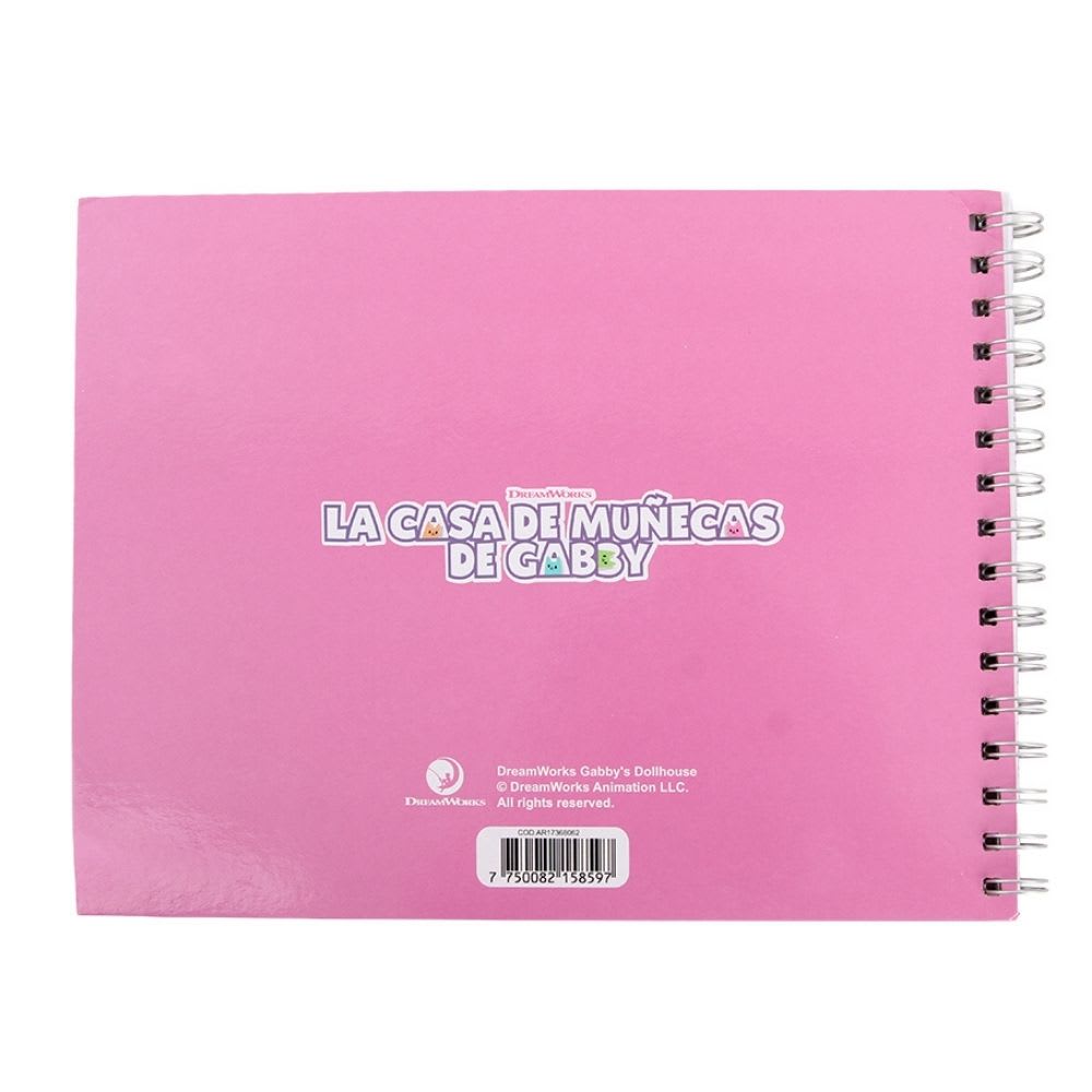 Cuaderno Set para Colorear Anillado Artesco Gabby Dollhouse3