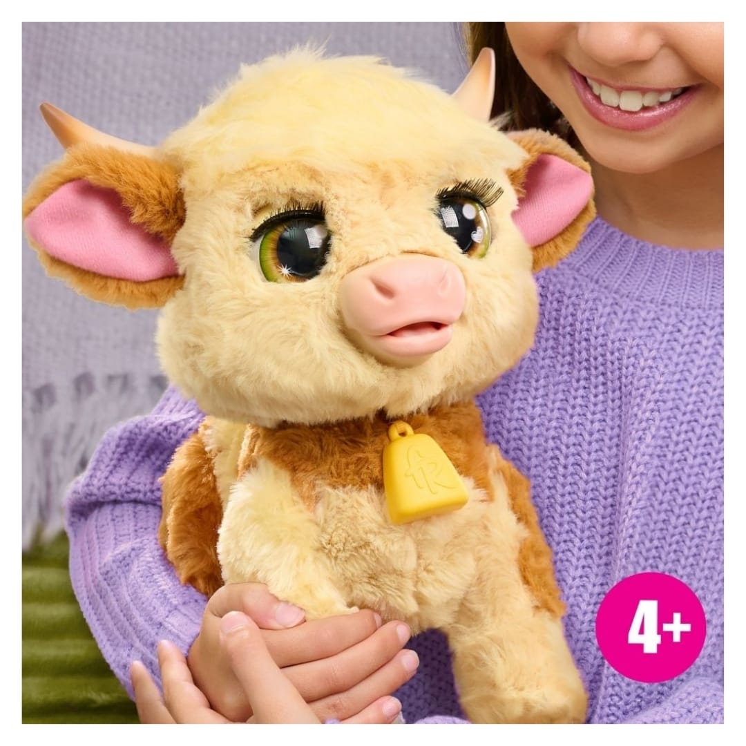 Peluche Interactivo Juguete Furreal Maggy Vaquita con sonidos y movimiento 33 cm5