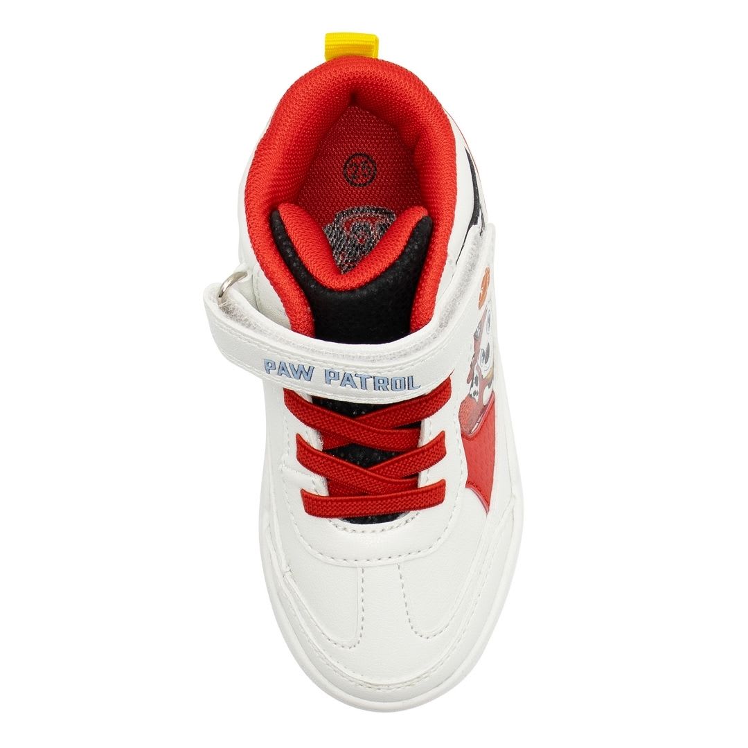 Zapatillas Niño Paw Patrol Marshall Botin Rojo con Luces2