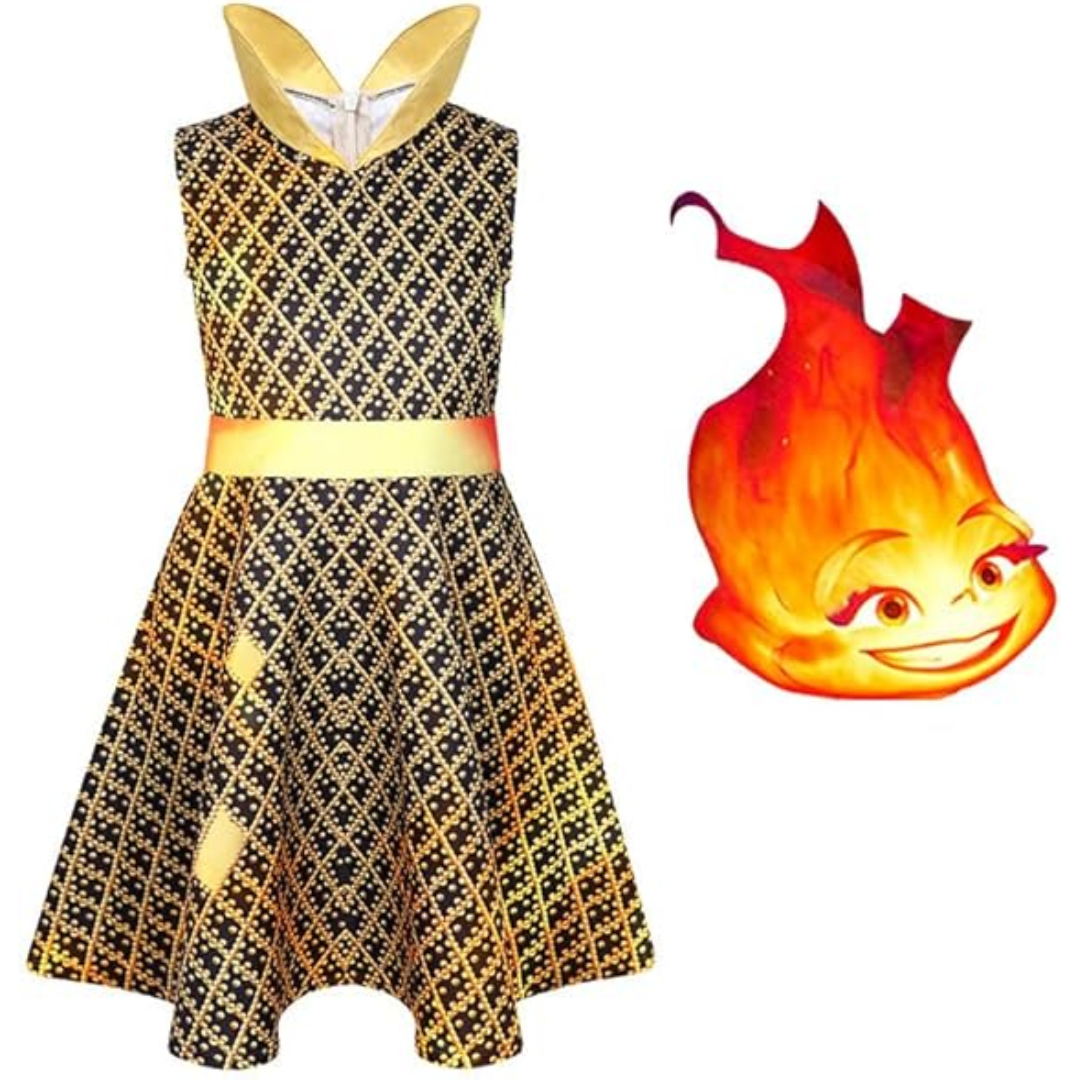 Disfraz Niña Ember Elementos Pixar2
