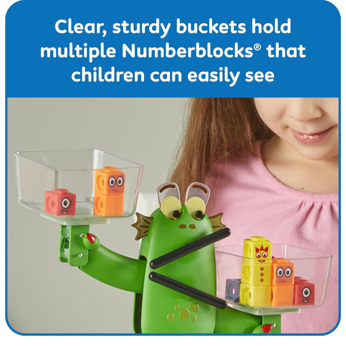 Numberblocks Set Balanza Blockzee para Aprender a Contar Juguete Educativo Number Blocks4