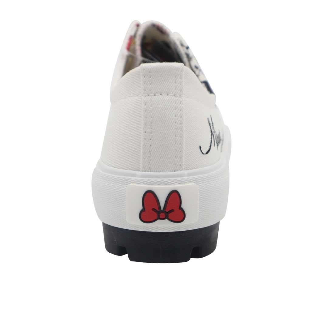 Zapatilla Urbanas Mujer Minnie Mouse Blanco5