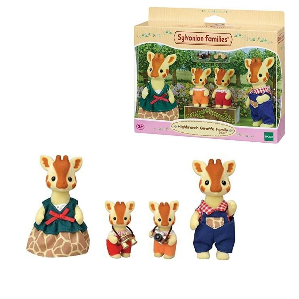 Juguete Sylvanian Ternurines Familia Jirafa2