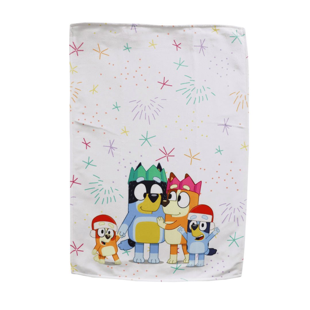 Set de Secadores Navidad de Cocina Bluey x2 45x65cm2