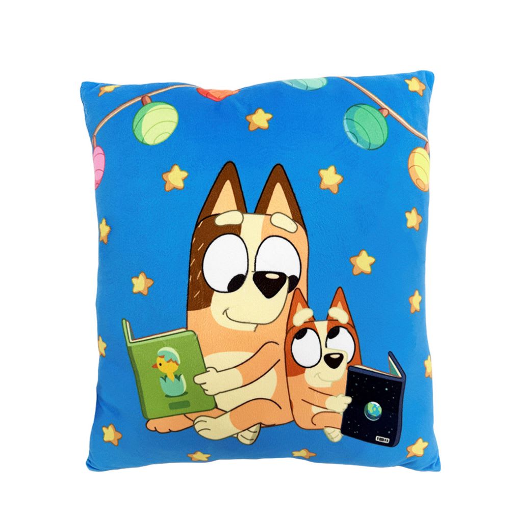 Cojin Almohada Bluey Bingo Cuadrado 29x29 cm3