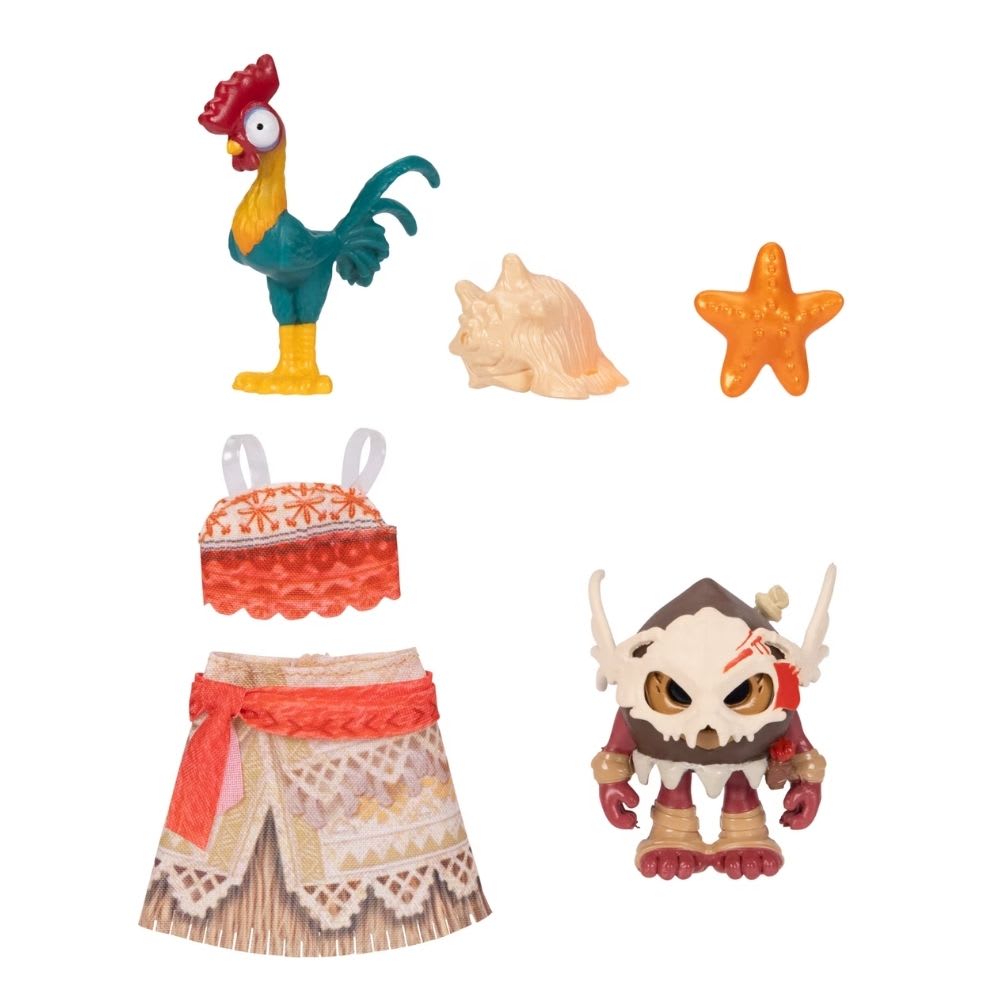 Playset Muñeca Moana 2 HeiHei y Kotu Con Accesorios4