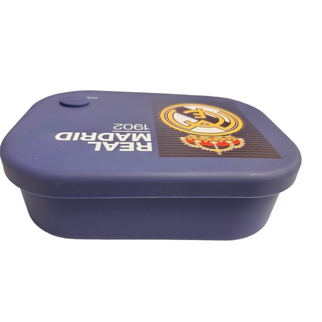 Taper Silicona Escolar Real Madrid Futbol 700 ML 0