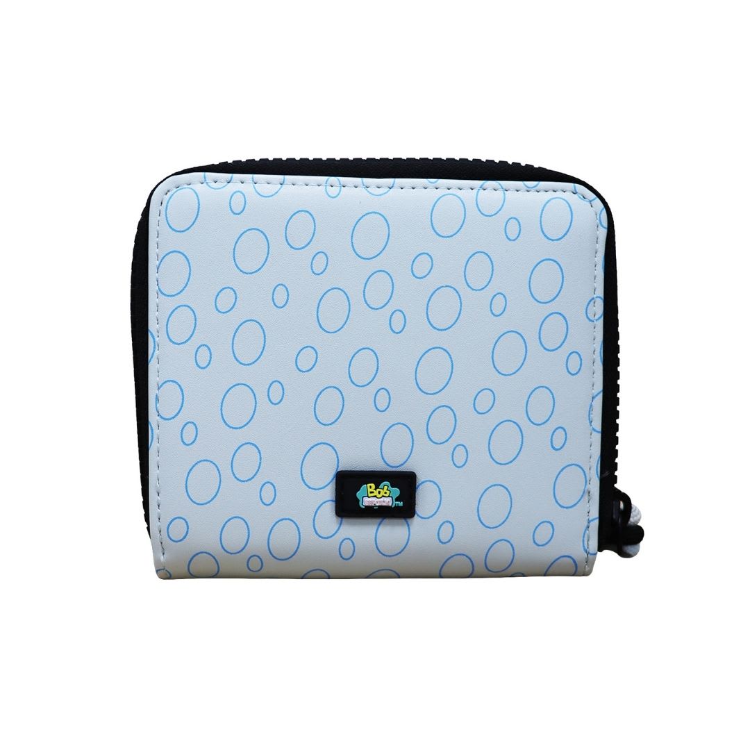 Billetera Bob Esponja con Cierre y Asa Celeste3