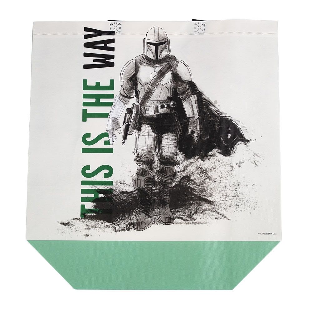 Bolsa Reutilizable Mandalorian y Grogu Baby Yoda 39 x 44 x 18 cm 0