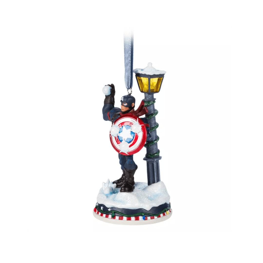 Ornamento Adorno de Navidad Disney Store Capitán América3