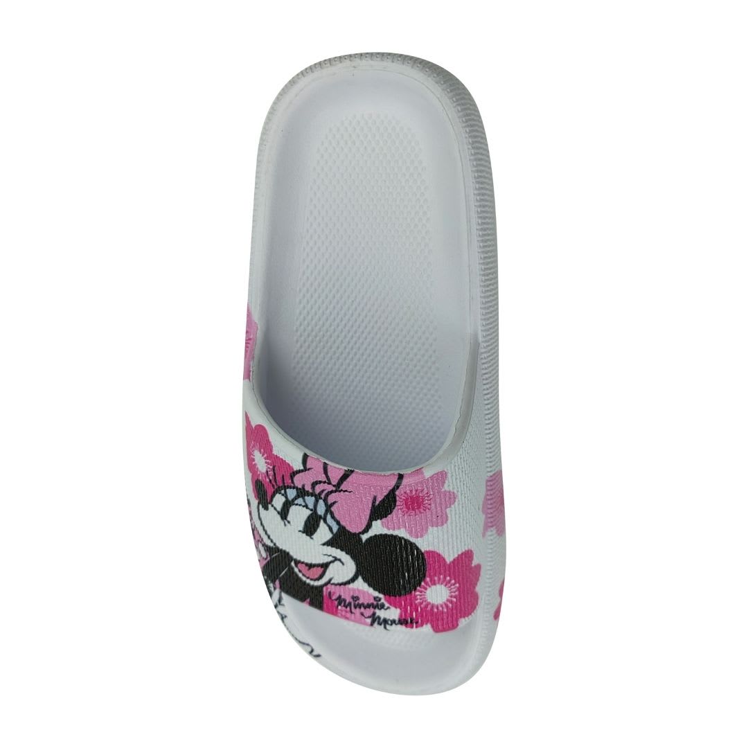 Sandalias Mujer Playeras Minnie Mouse Blanco2