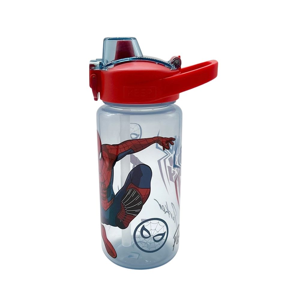 Botella Tomatodo Spiderman Brand New Day Tapa con Boton Cañita Keep 650 ML3