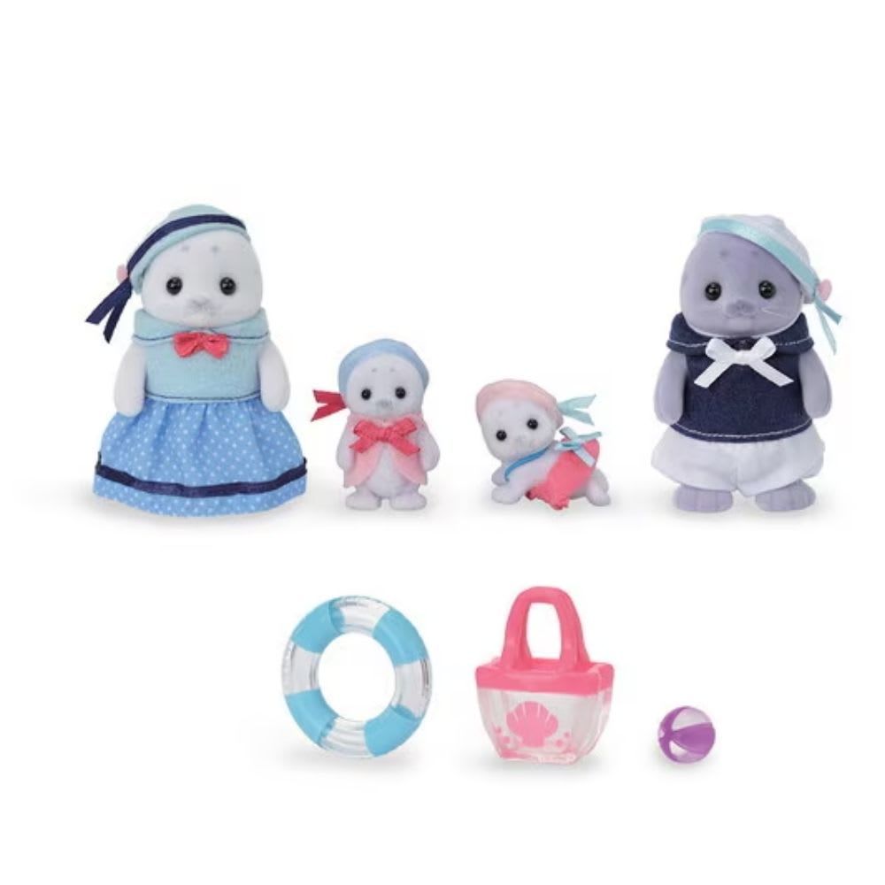 Juguete Sylvanian Ternurines Familia Foca4