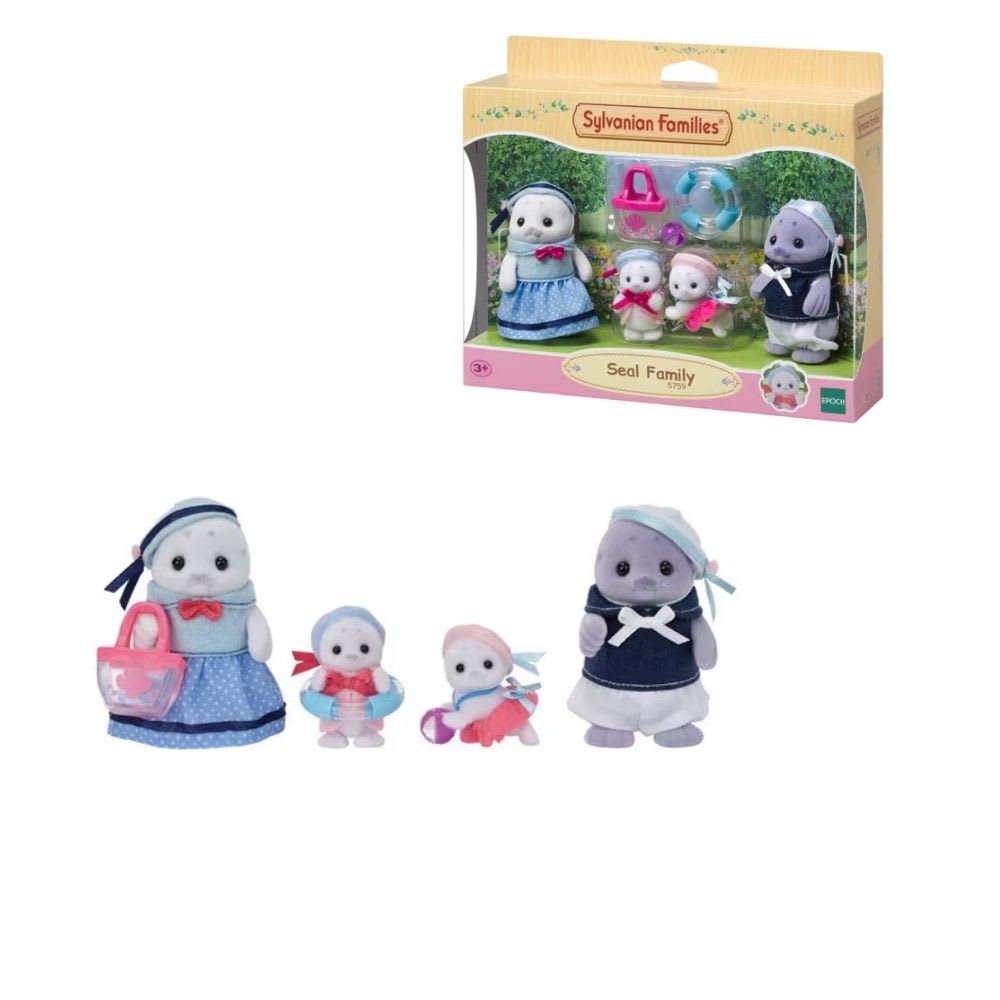 Juguete Sylvanian Ternurines Familia Foca2