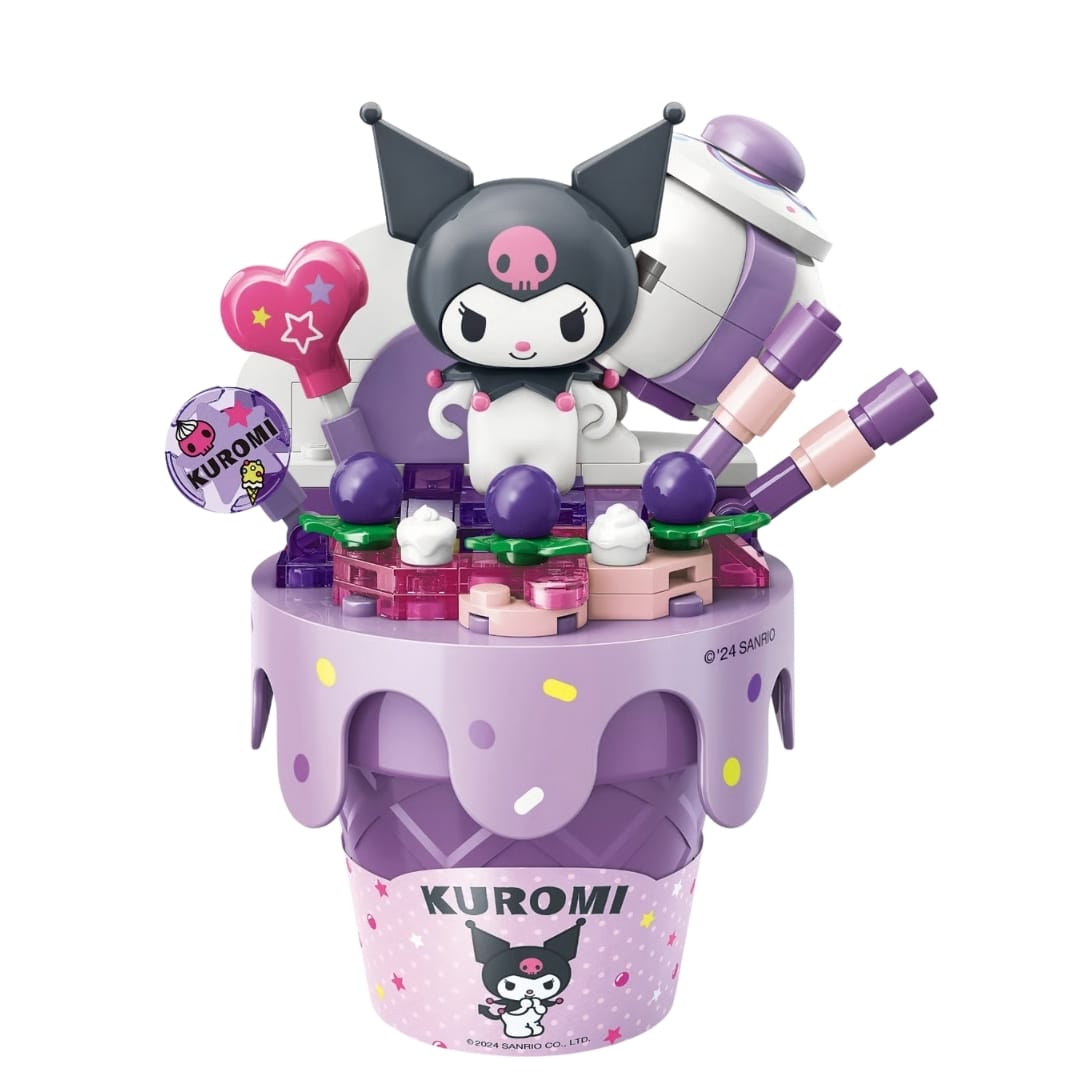 Keeppley Sanrio Kuromi - Set Armable Cono Crujiente Sabor Uva2