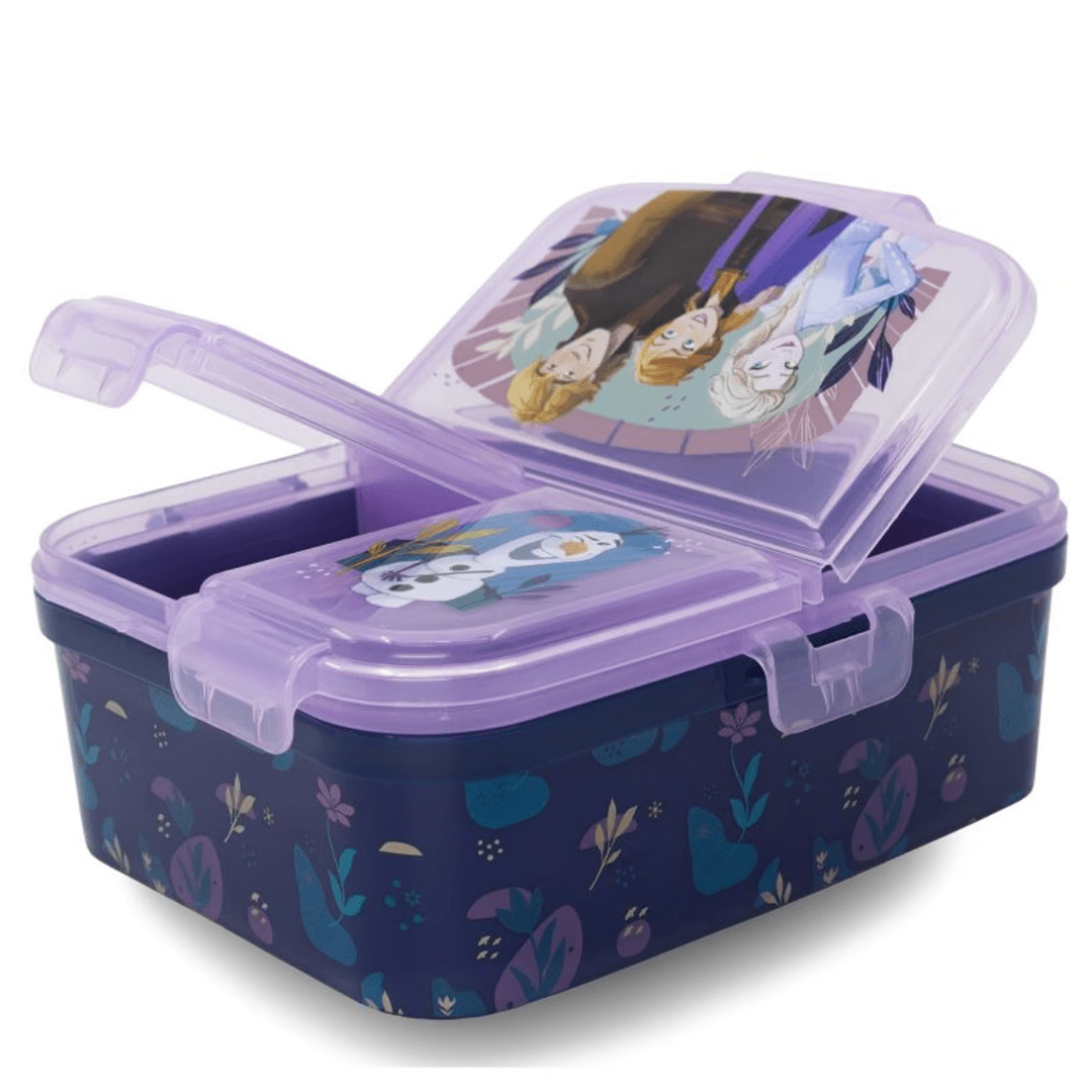 Taper Lonchera Sandwichera Multicompartimiento XL Frozen Ana Elsa1