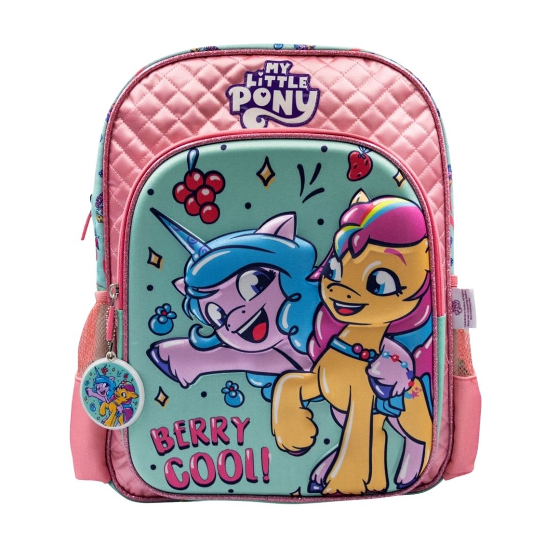 Mochila Oficio + Lonchera + Cartuchera My Little Pony Rosa2