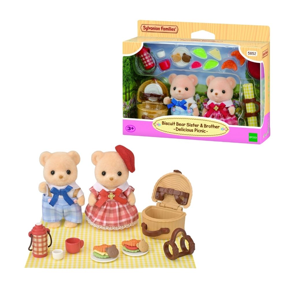 Juguete Sylvanian Ternurines Hermanos Ositos Biscuit2
