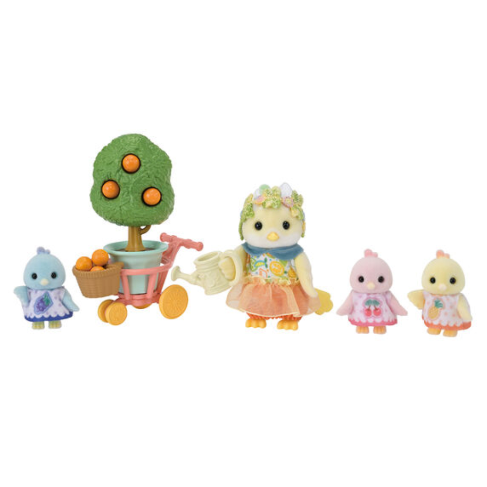 Juguete Sylvanian Ternurines Set Familia Pajaros3