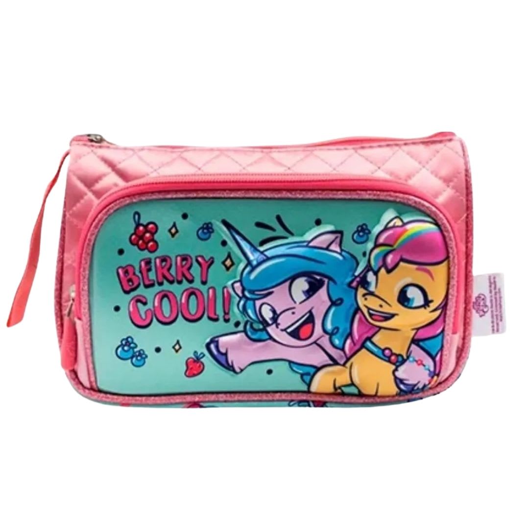 Mochila Oficio + Lonchera + Cartuchera My Little Pony Rosa4