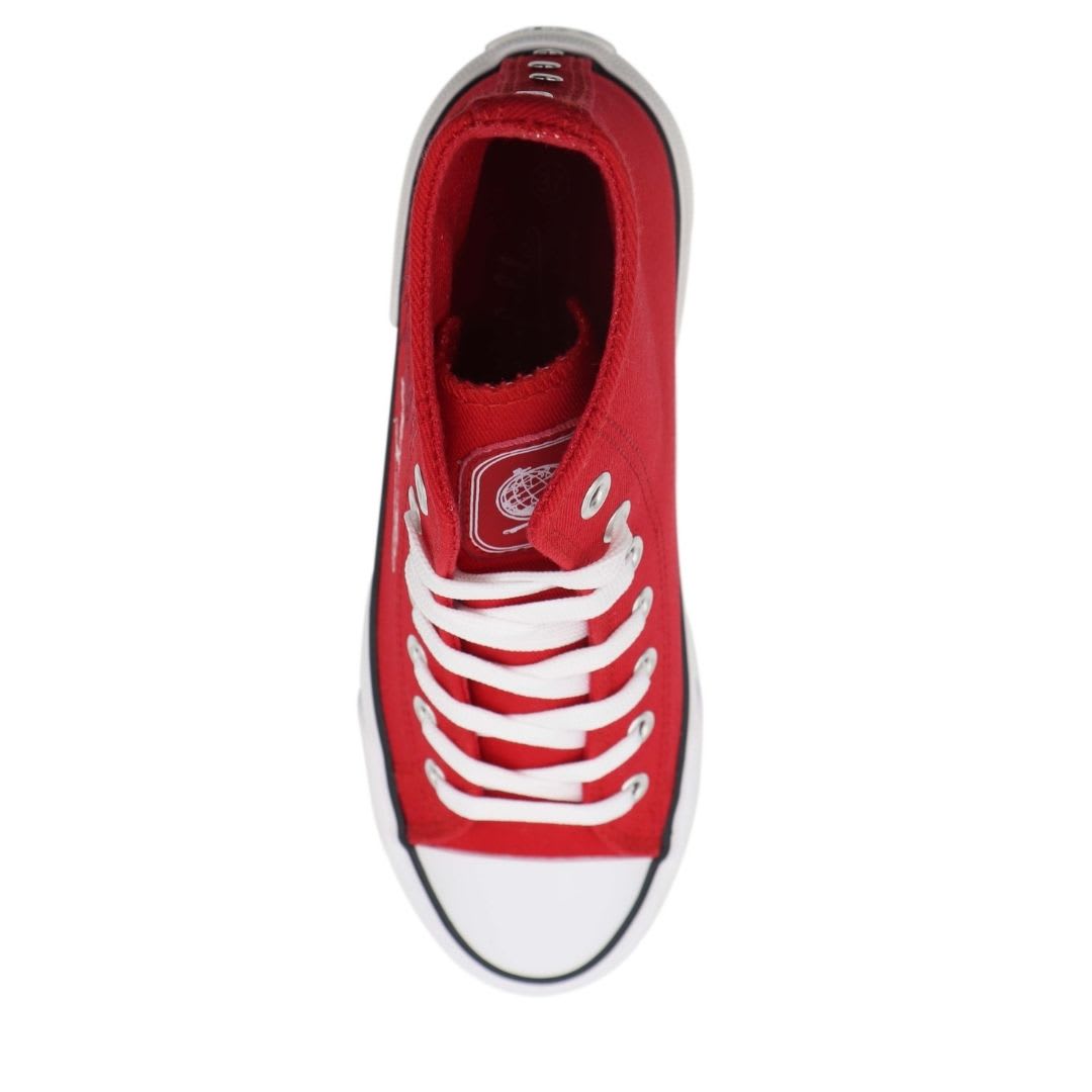 Zapatillas Mujer Mafalda Botin Rojo2