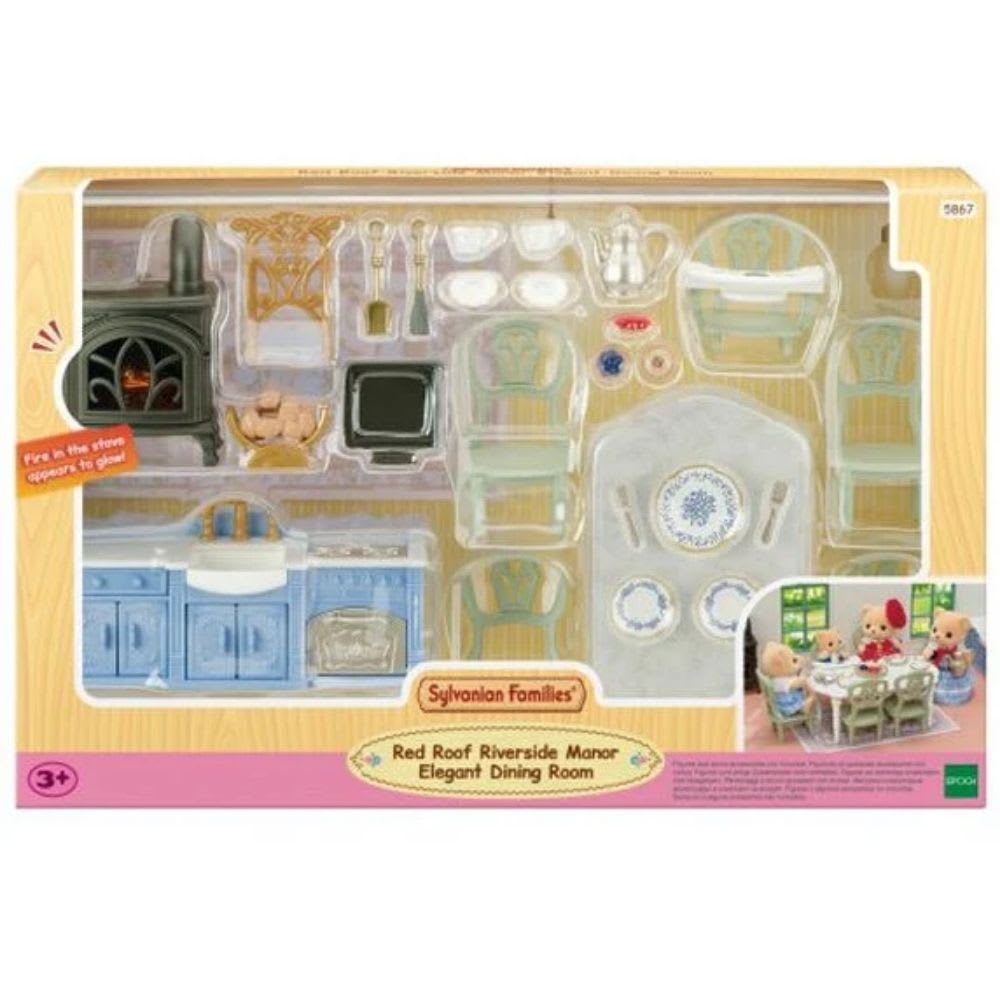 Juguete Sylvanian Ternurines Set Comedor Elegante Red Roof Riverside Manor 0