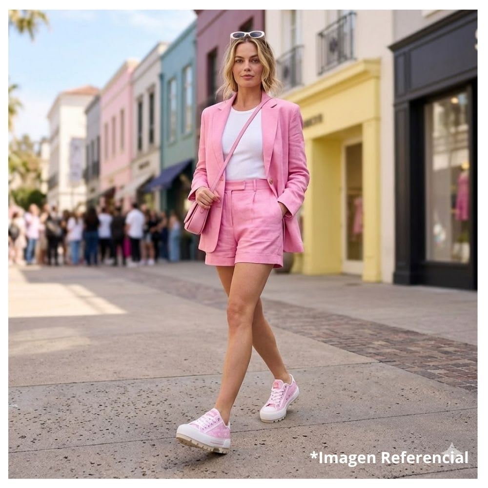 Zapatillas Urbanas Mujer Barbie Rosa7