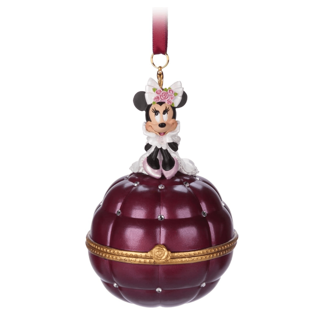 Ornamento Adorno Arbol Navidad Disney Store Compromiso Minnie Mouse 0