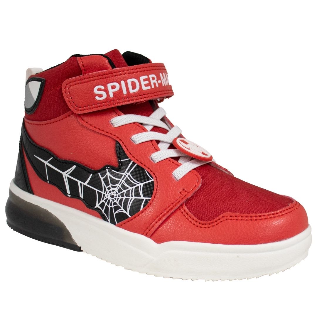 Zapatillas Niño Spiderman Botin Rojo2