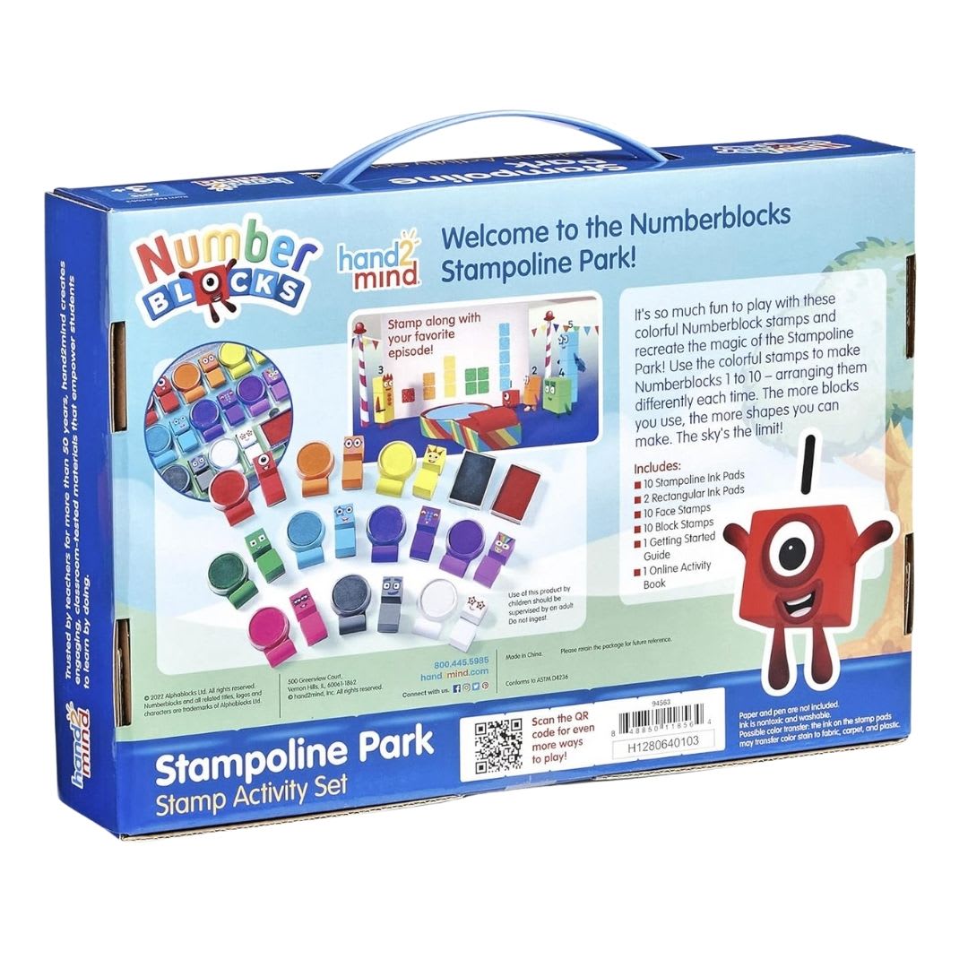 Number Blocks Conjunto de actividades de Sellos3