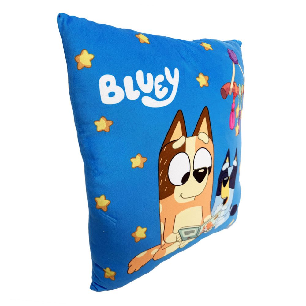 Cojin Almohada Bluey Bingo Cuadrado 29x29 cm2