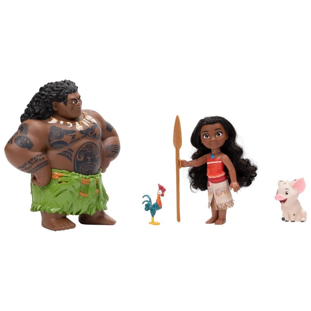 Playset Muñeca Moana 2 Maui HeiHei y Pua2