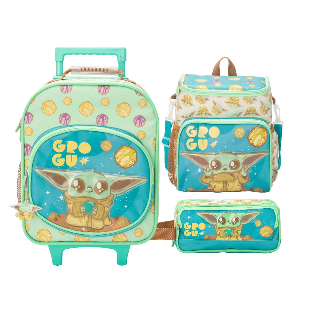 Pack Escolar Maleta Baby Yoda Star Wars Niño Nido 0