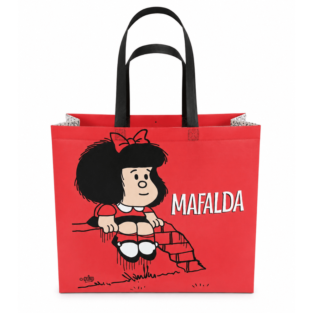 Bolsa Reutilizable Mafalda Roja 39 x 44 x 18 cm2
