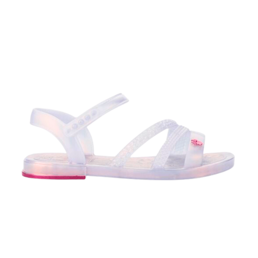 Sandalias Deluxe Minnie Mouse Plata Niña2