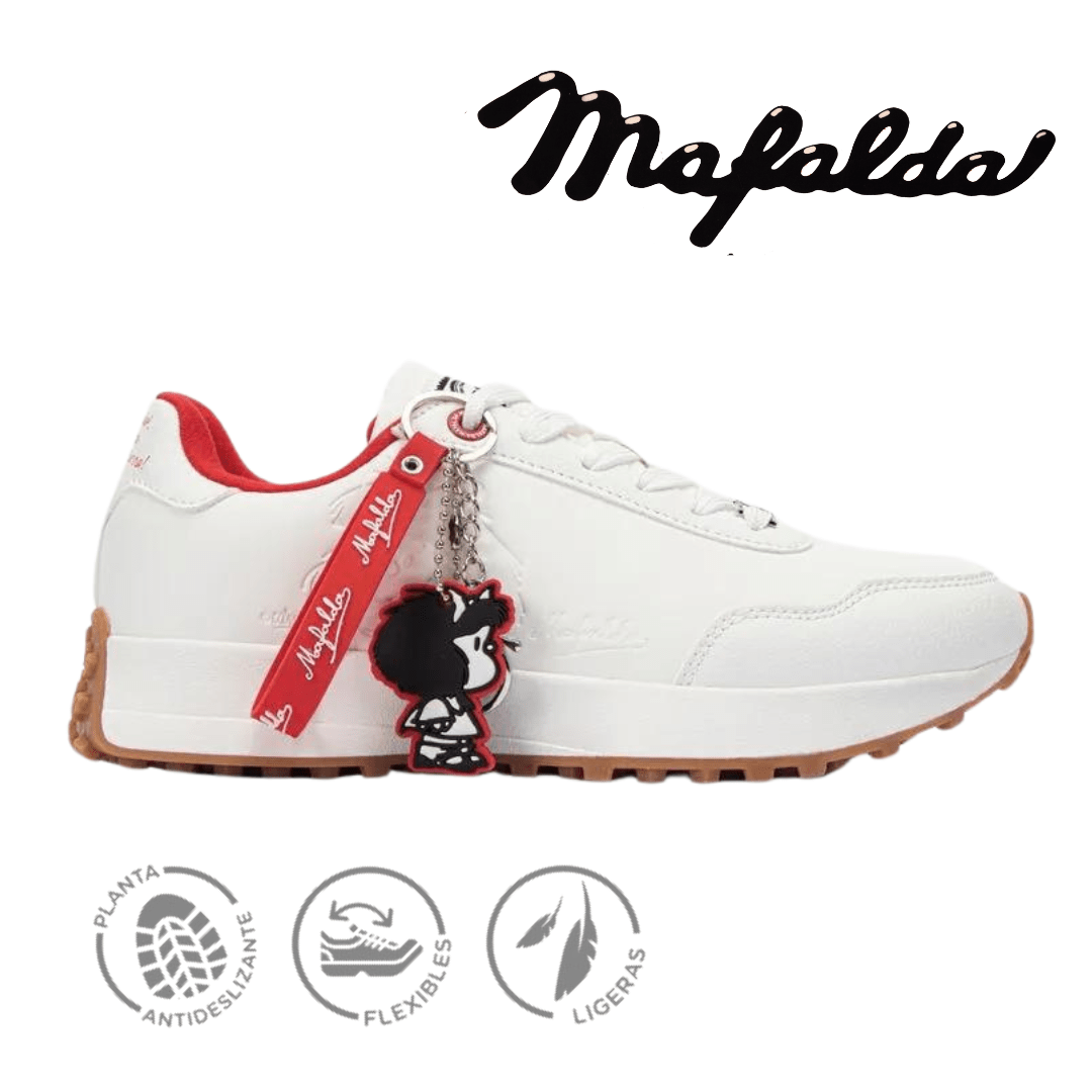 Zapatillas Blancas Mujer Mafalda 0