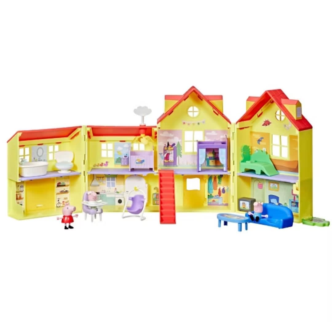 Casa Grande de Peppa Pig con Evie la Hermanita Set de Juego Infantil2
