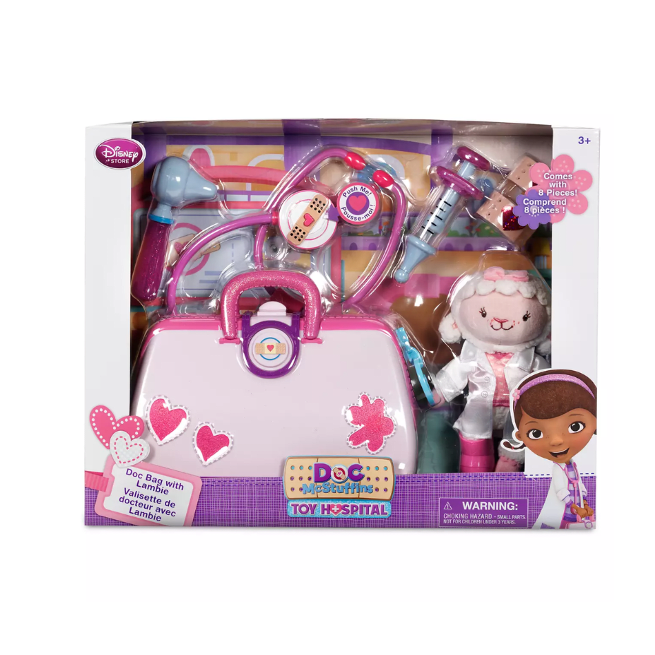 Maletín Doctora Juguetes y Peluche Lambie2