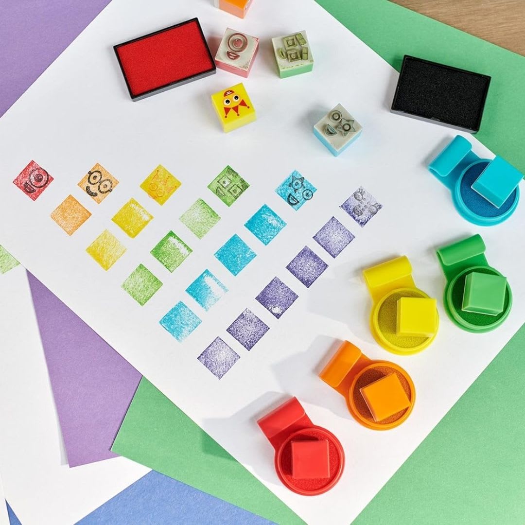 Number Blocks Conjunto de actividades de Sellos4