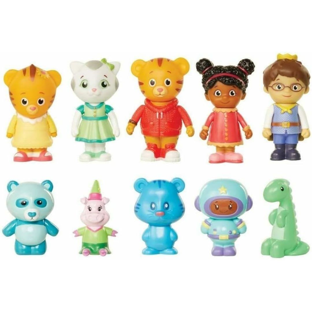Playset Daniel El Tigre Amigos y Peluches 10 piezas 0