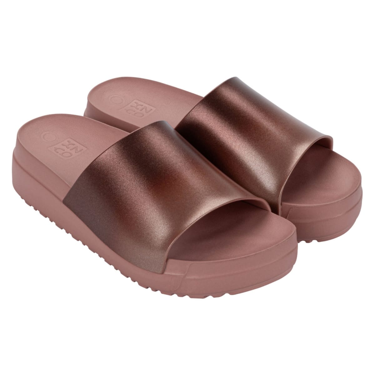 Sandalias Mujer Casual Zaxy Print Up Cobre 0