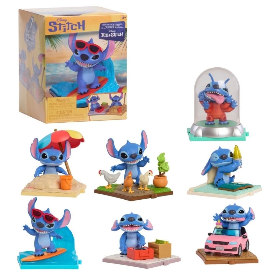 Figura Juguete Coleccionable Stitch La Pelicula 8 cm - Solo viene 1 Modelo Aleatorio 0