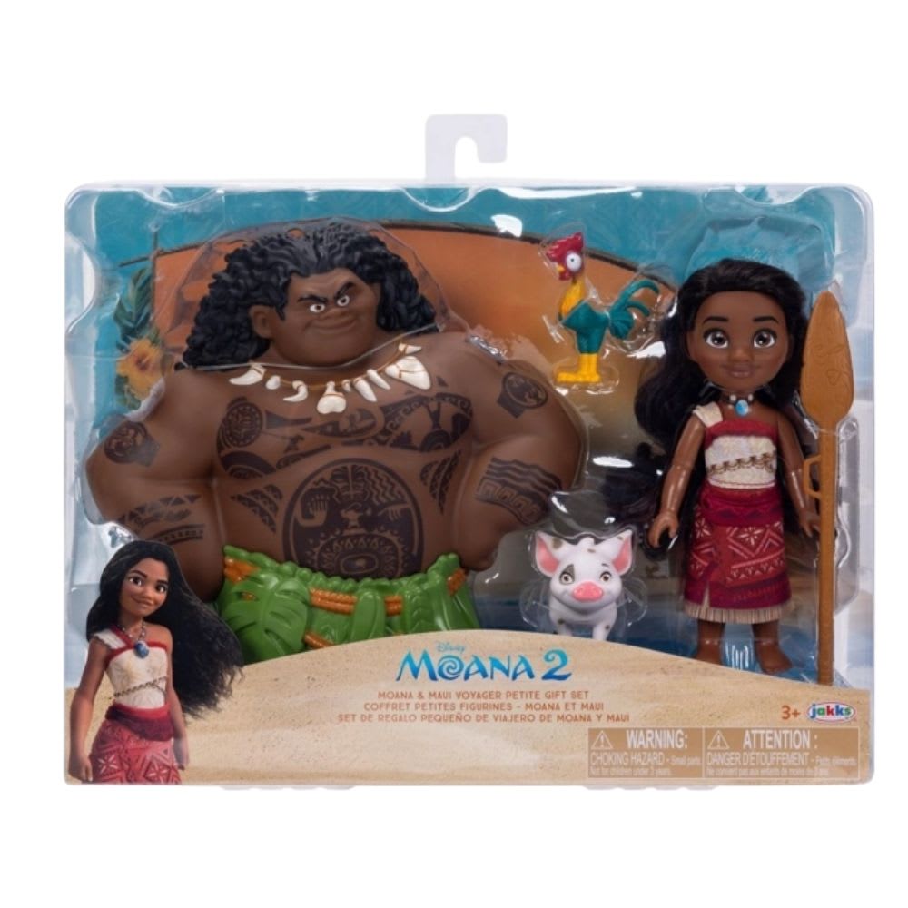 Playset Muñeca Moana 2 Maui HeiHei y Pua3