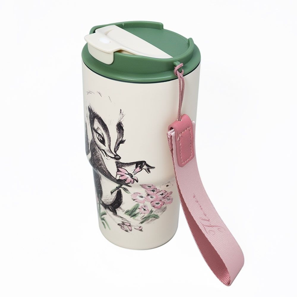 Mug Vaso Acero Termico Flor Bambi Con Correa Disney Home Keep 600 ML3