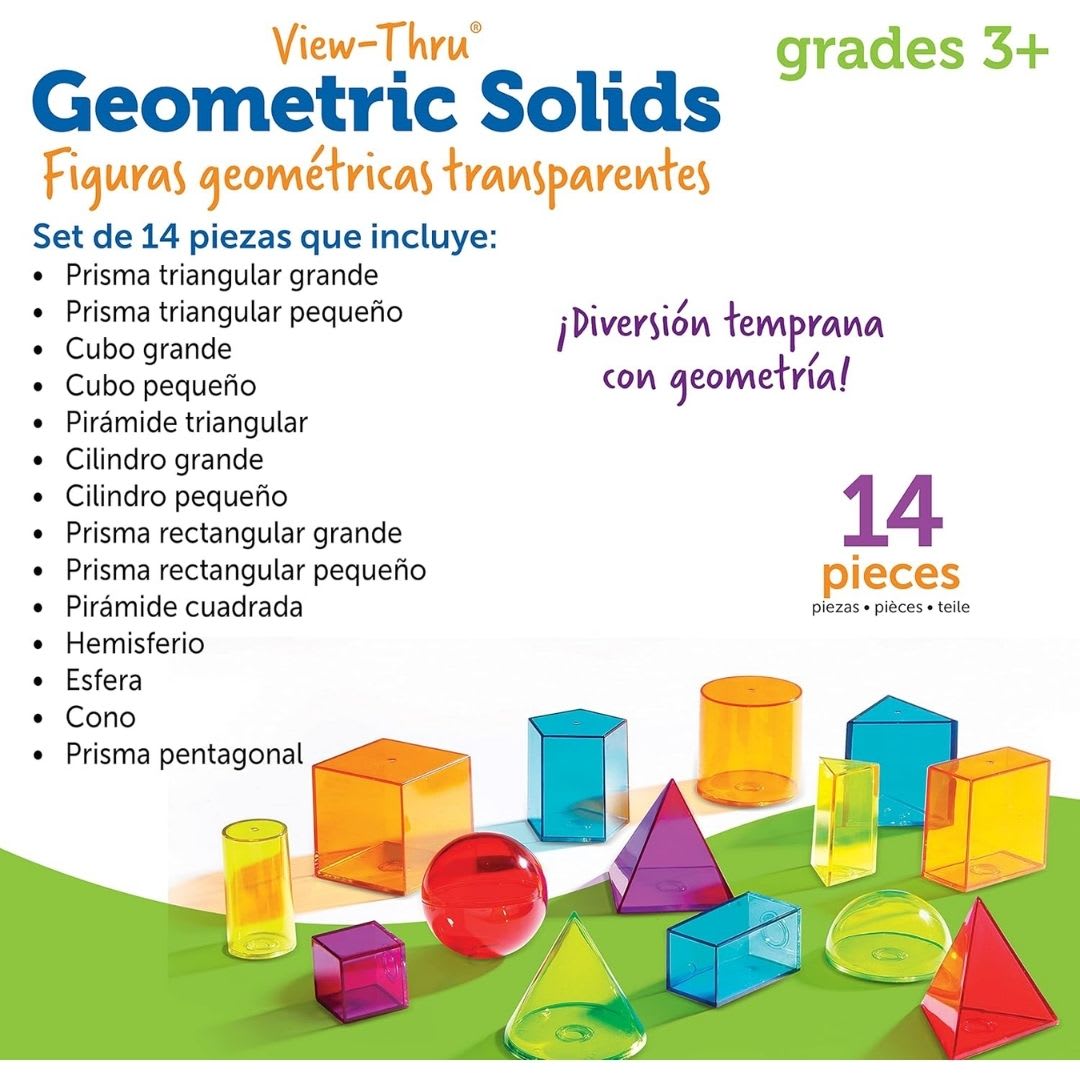 Set de Figuras Geometricas Traslucidas Learning Resources2