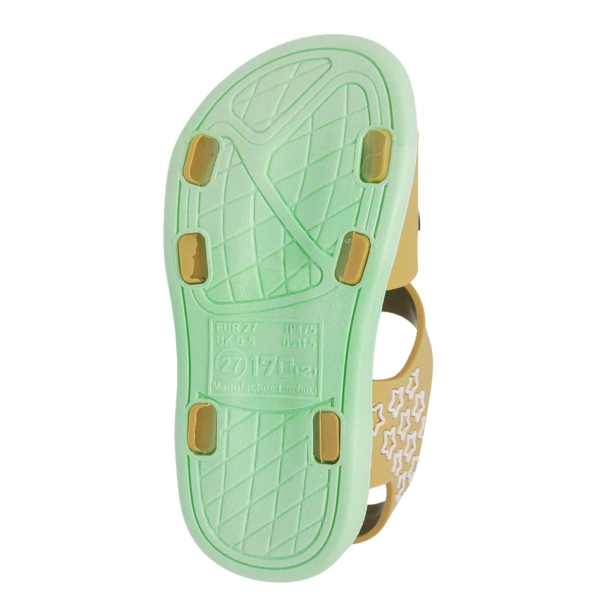 Sandalias Niño Playera Baby Yoda Star Wars Verde3