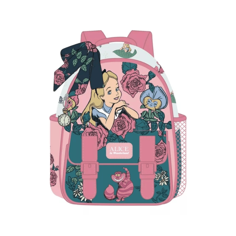 Pack Escolar Nido Mochila + Lonchera + Cartuchera Alicia en el Pais de las Maravillas2